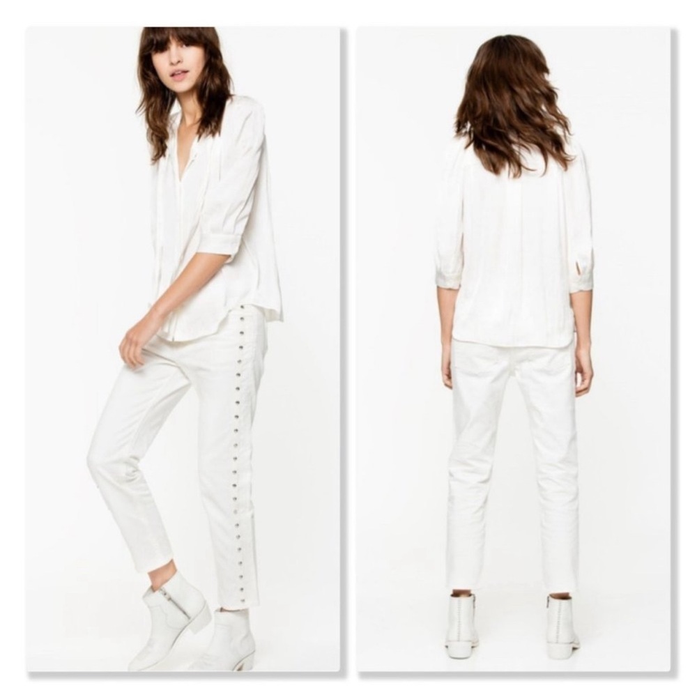 Zadig & Voltaire Elios Spiked Jeans Sz 25
